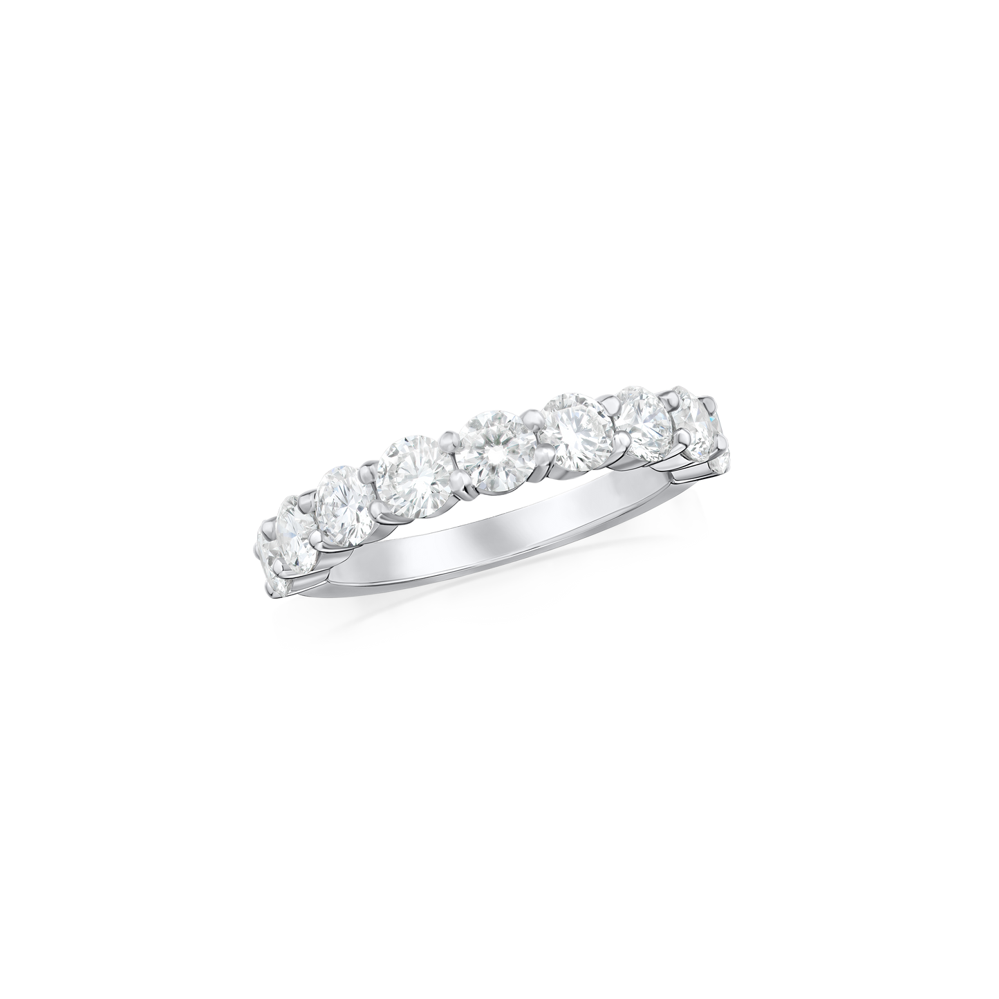 1.78cts Diamond Set Half Eternity Ring