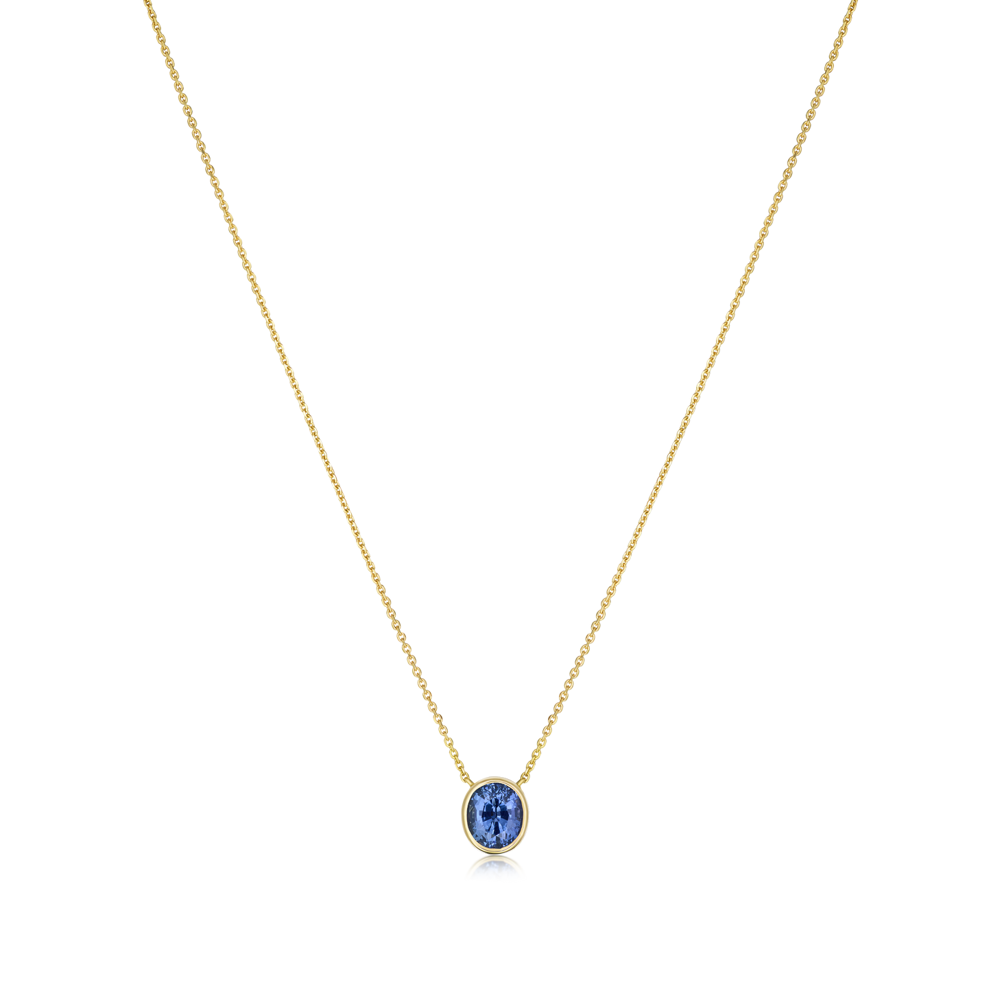 1.68cts Sapphire Rubover Pendant