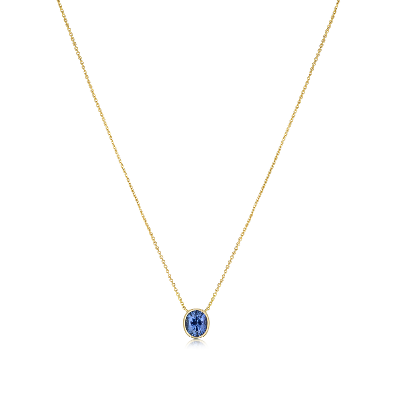 1.68cts Sapphire Rubover Pendant