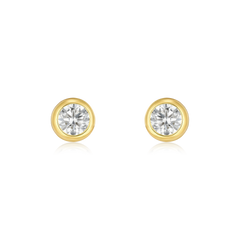 0.40ct Spectacle Set Diamond Stud Earrings