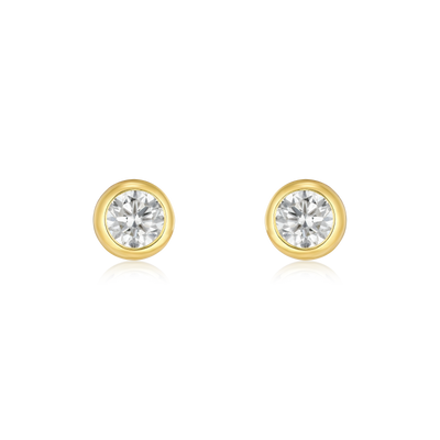 0.40ct Spectacle Set Diamond Stud Earrings