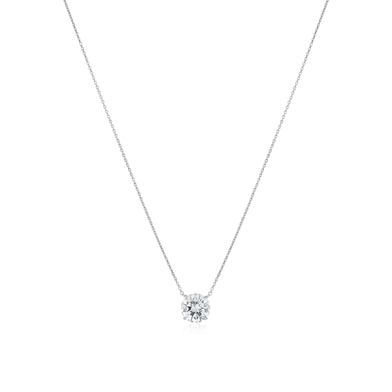 2.13cts Round Brilliant Cut Diamond Superfine Pendant