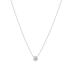 1.01ct Round Brilliant Cut Diamond Solitaire Pendant
