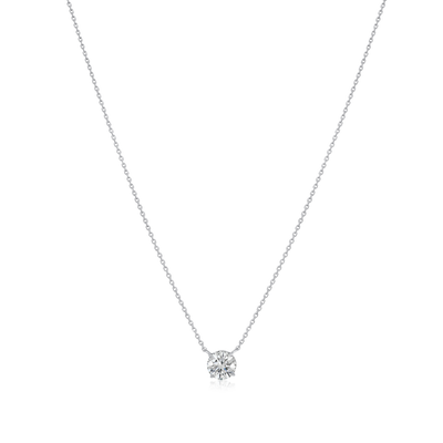 1.01ct Round Brilliant Cut Diamond Solitaire Pendant