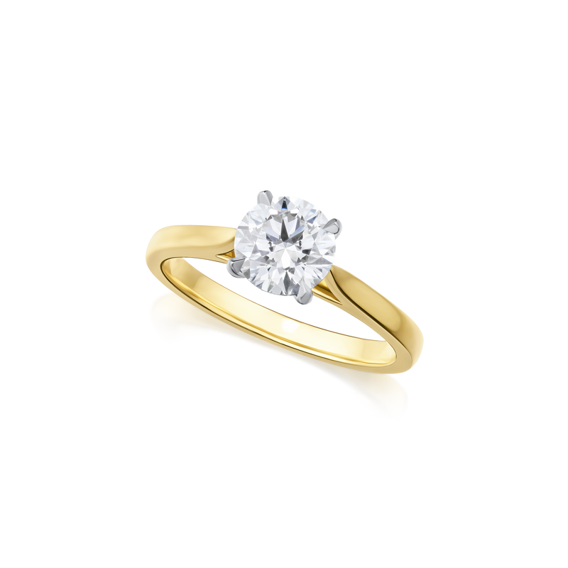 1.06cts Round Brilliant Cut Diamond Solitaire Ring