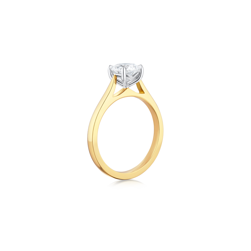 1.06ct Round Brilliant Cut Diamond Solitaire Ring