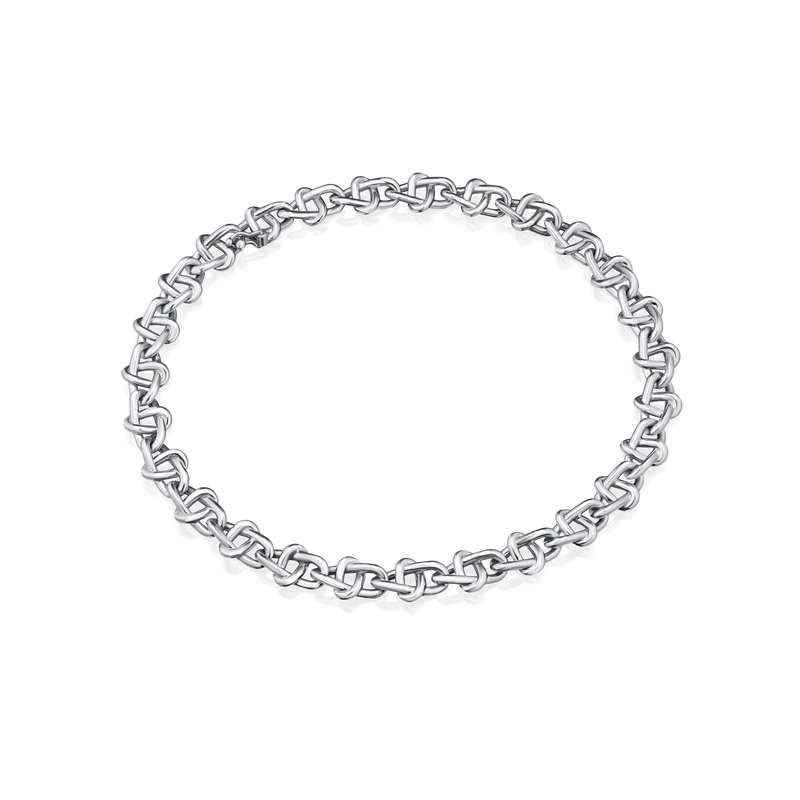 Infinity Collection Platinum Link Bracelet