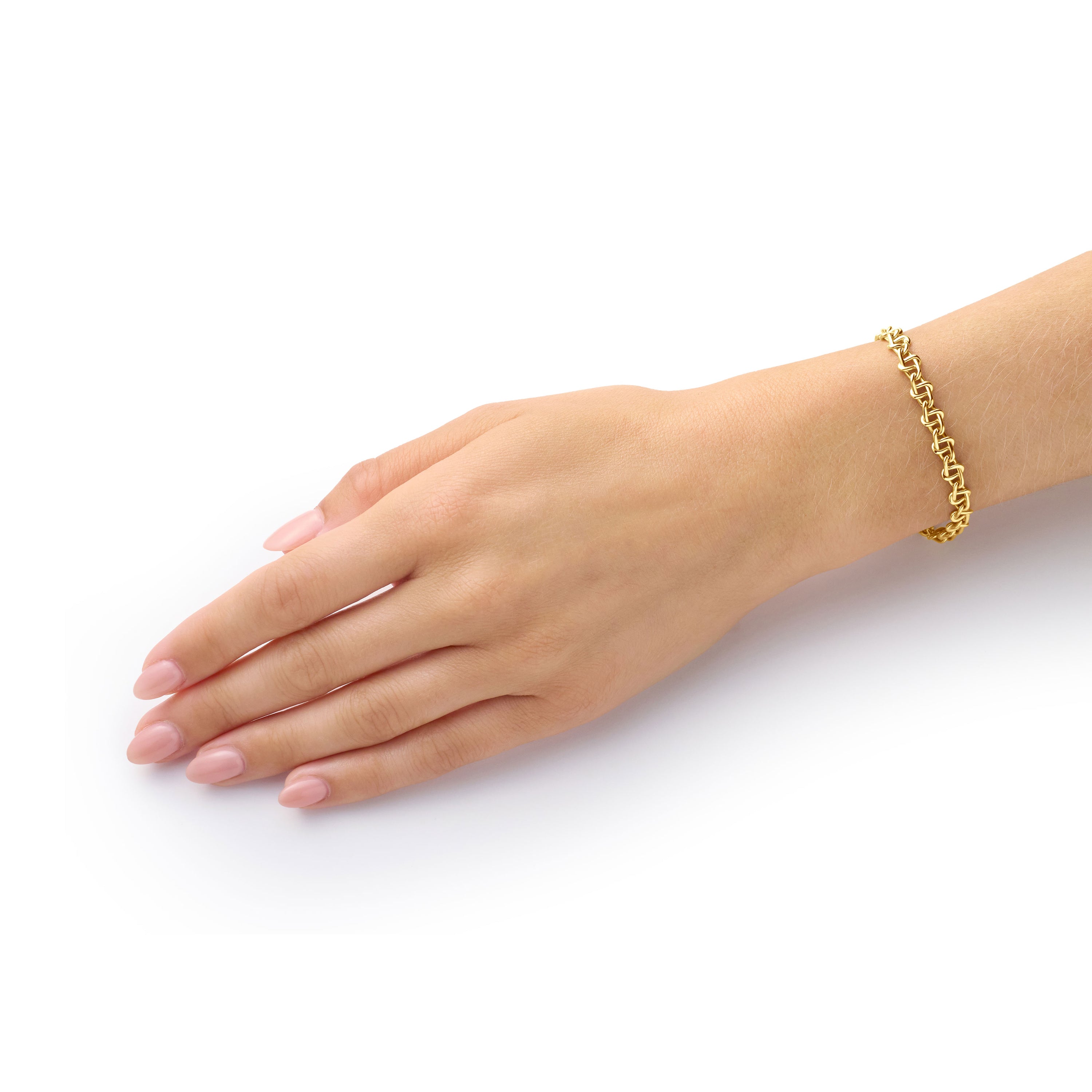 Infinity Collection 18ct Yellow Gold Bracelet Small Link