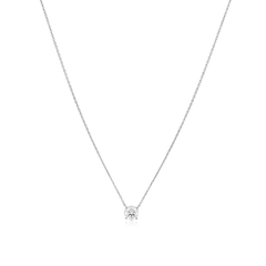 0.70ct Solitaire Round Brilliant Cut Diamond Pendant