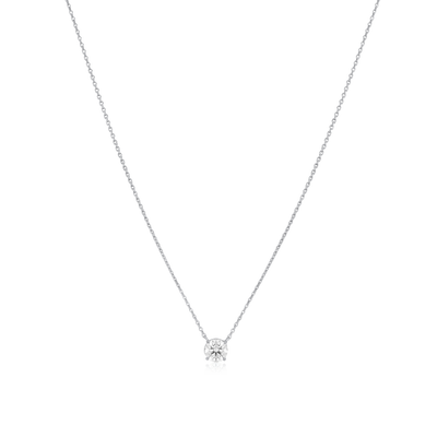 0.70ct Solitaire Round Brilliant Cut Diamond Pendant