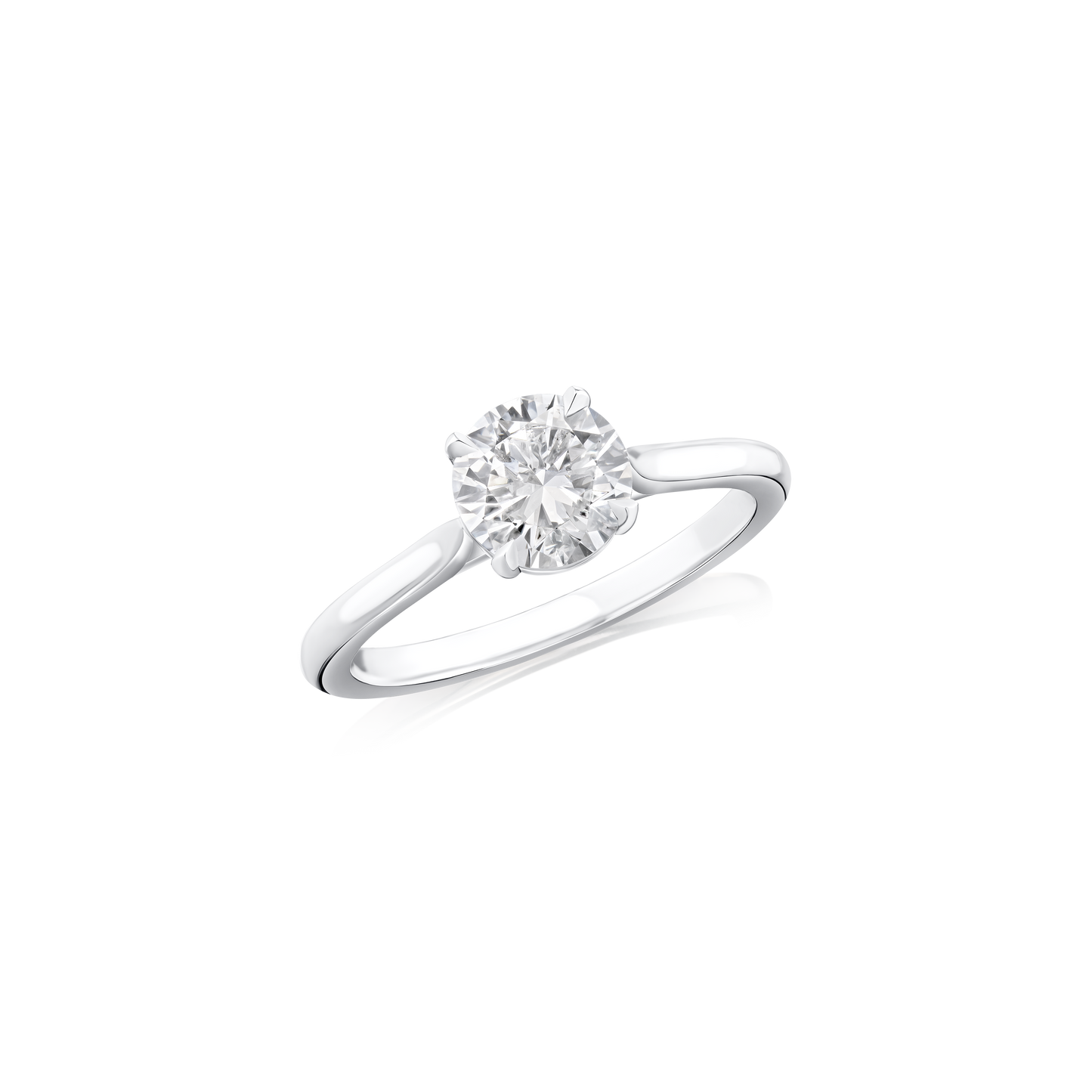 0.92ct Round Brilliant Cut Diamond Solitaire Ring