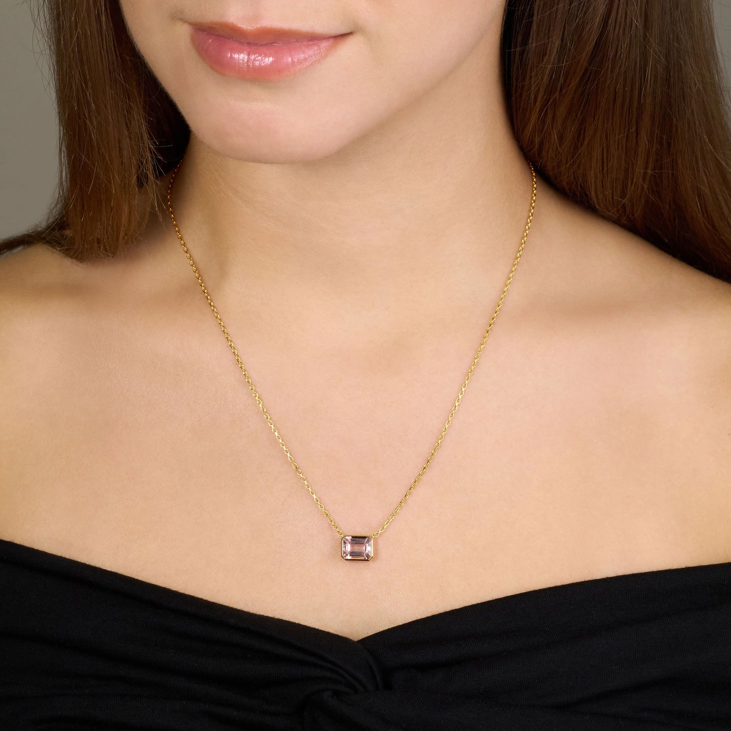 1.98cts Morganite Pendant