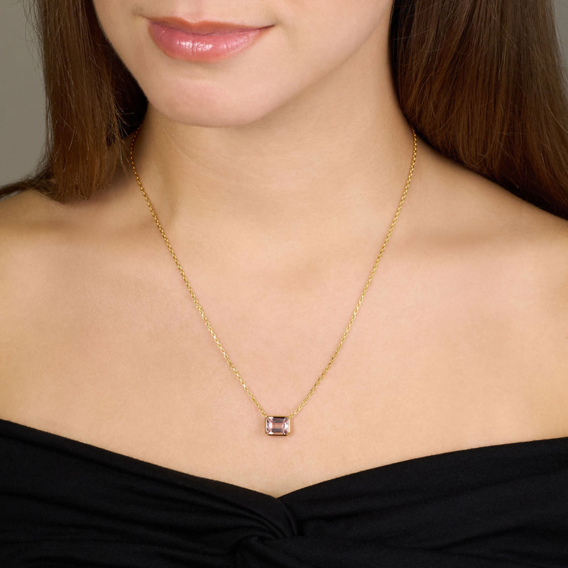 1.98cts Morganite Pendant