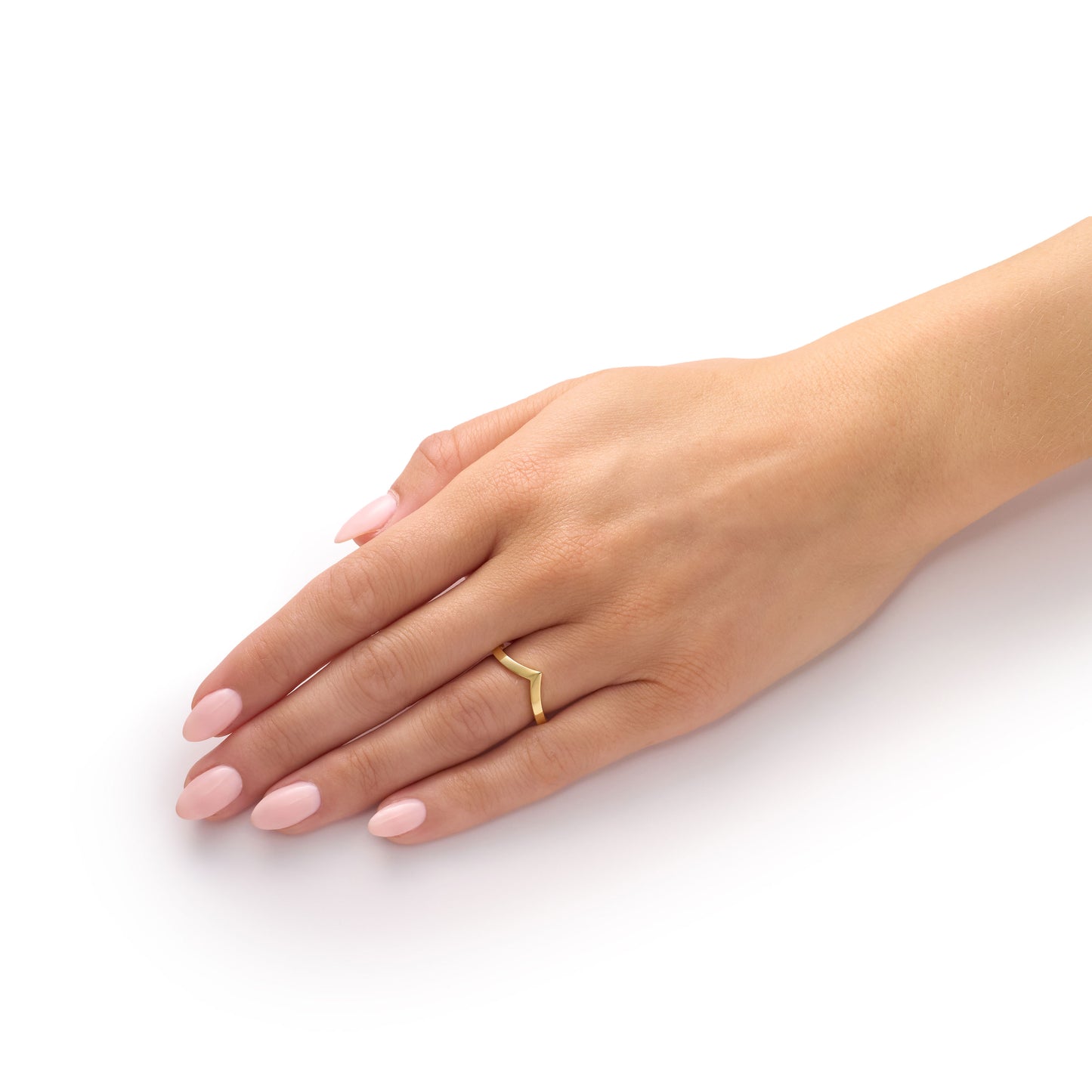 Skyline Collection 18ct Yellow Gold Wishbone Ring