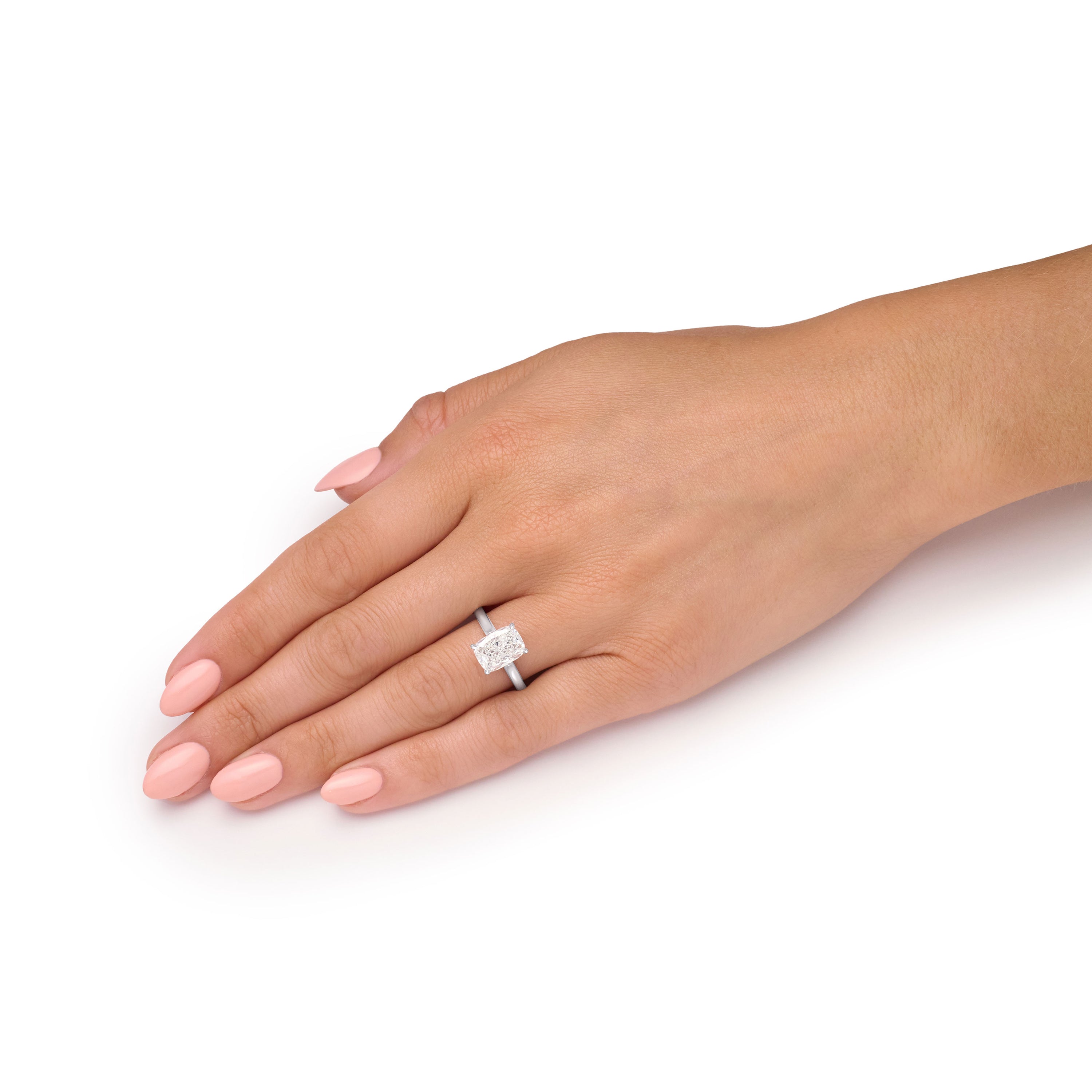 3.03cts Cushion Cut Diamond Ring