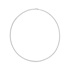 Platinum Heavy Filed Trace Chain 24"