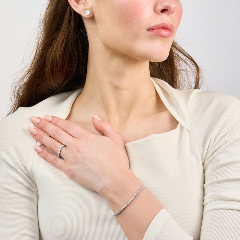 1.00ct Round Brilliant Cut Diamond Full Eternity Ring