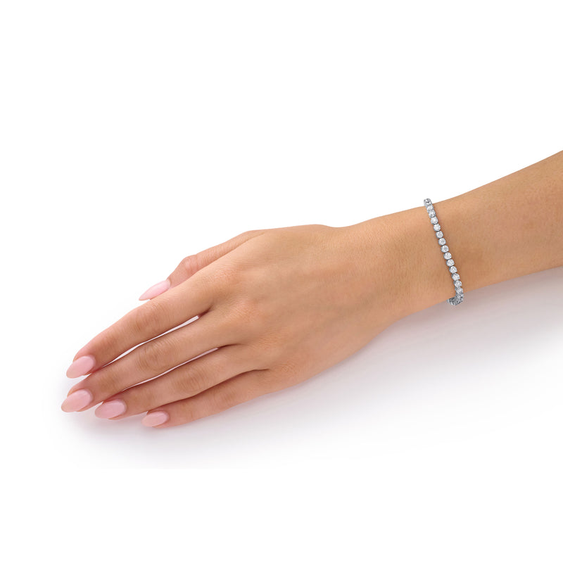 5.30cts Round Brilliant Cut Diamond Line Bracelet