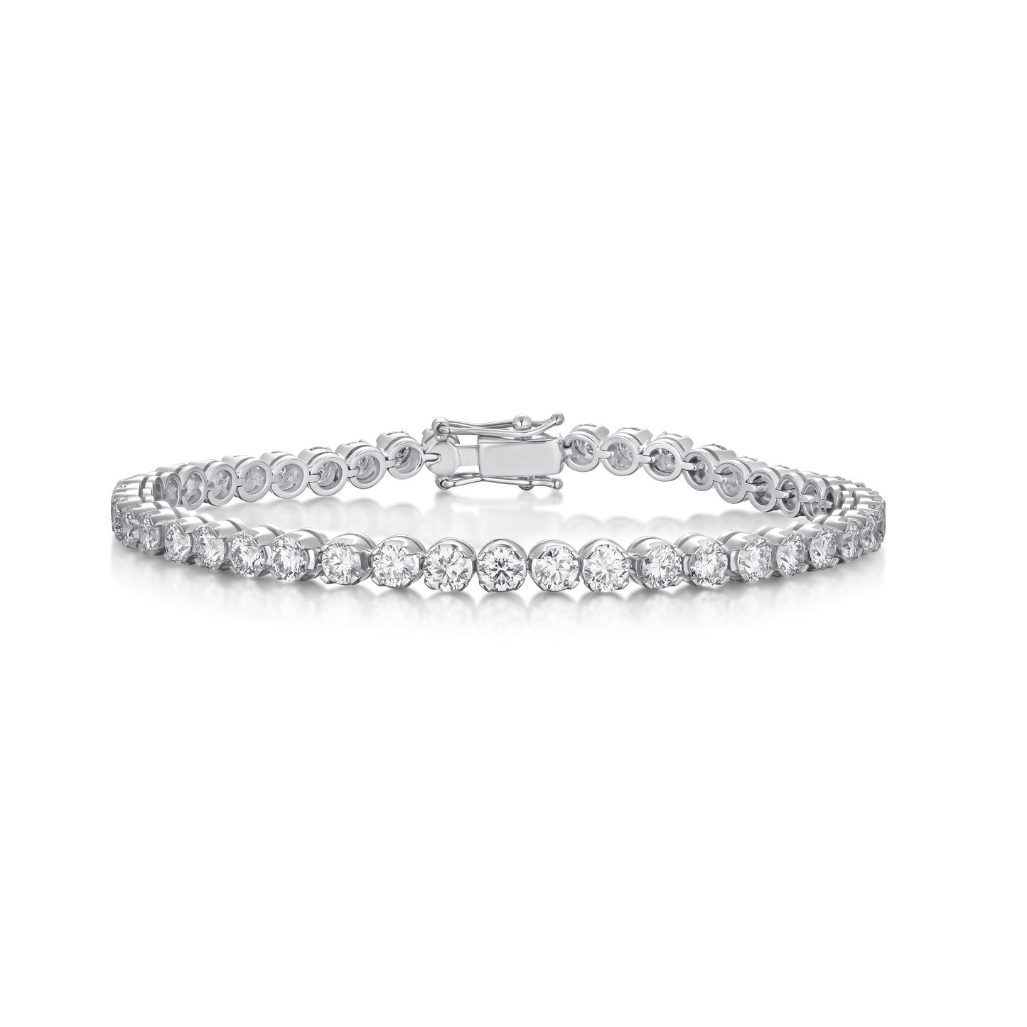 5.30cts Round Brilliant Cut Diamond Line Bracelet