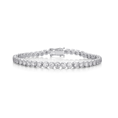 5.30cts Round Brilliant Cut Diamond Line Bracelet