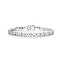6.10cts Round Brilliant Cut Diamond Line Bracelet