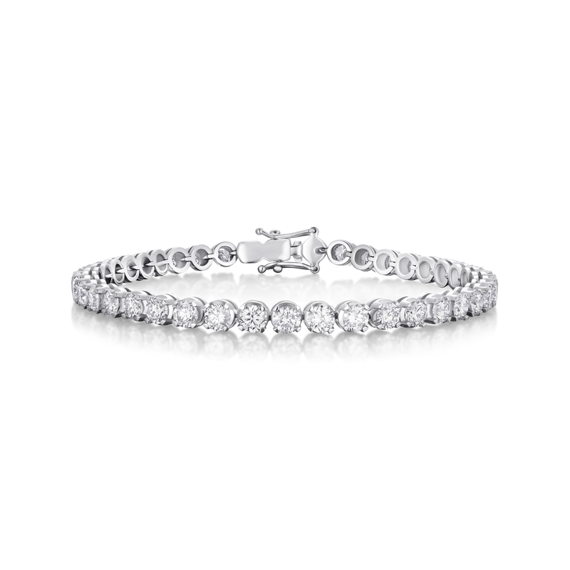 6.10cts Round Brilliant Cut Diamond Line Bracelet