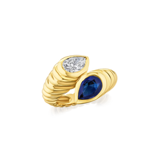 Sapphire and Diamond Dress Ring