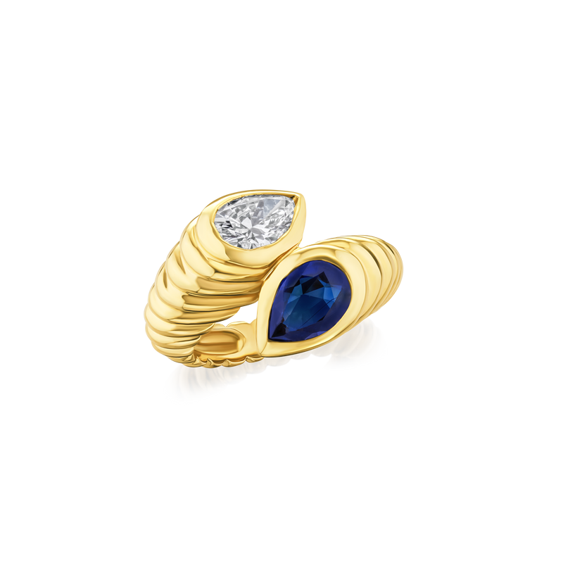 Sapphire and Diamond Dress Ring