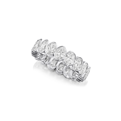 4.32cts Oval Cut Diamond Full Eternity Ring