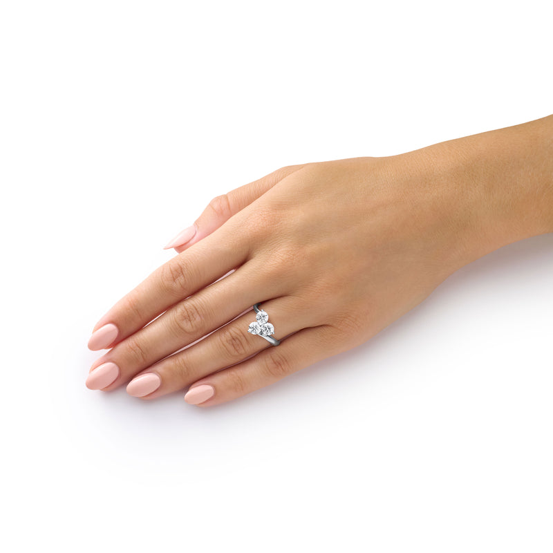 Trefoil Collection 1.54cts Round Brilliant Cut Diamond Ring