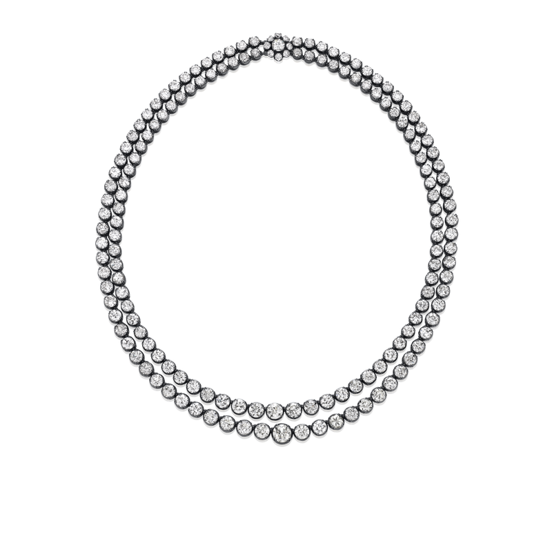 70.00cts Diamond Rivière Necklace