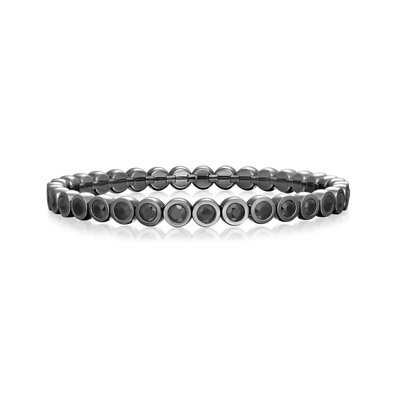 12.21cts Dark Blue Sapphire Flex Bracelet