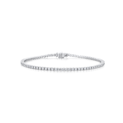 2.00ct Round Brilliant Cut Diamond Line Bracelet
