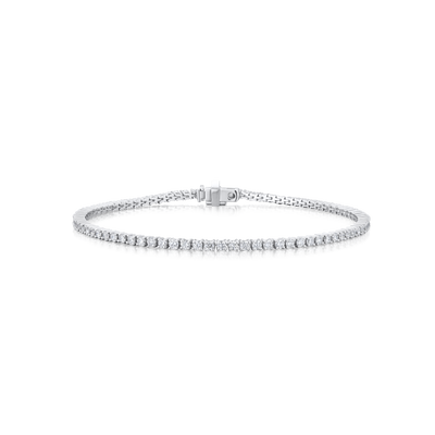 2.00ct Round Brilliant Cut Diamond Line Bracelet