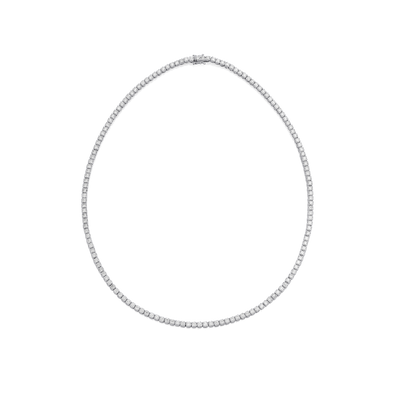 8.00cts Round Brilliant Cut Diamond Line Necklace