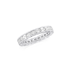 1.80cts Emerald Cut Diamond Full Eternity Ring