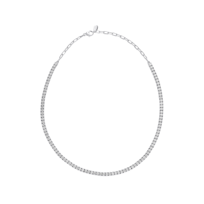 8.90cts Round Brilliant Cut Diamond Line Necklace