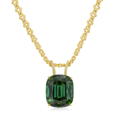 80.28cts Tourmaline Pendant Running On An Infinity 18ct Yellow Gold Chain