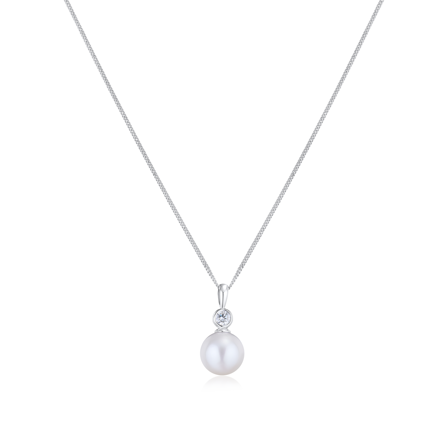 Pearl and Diamond pendant