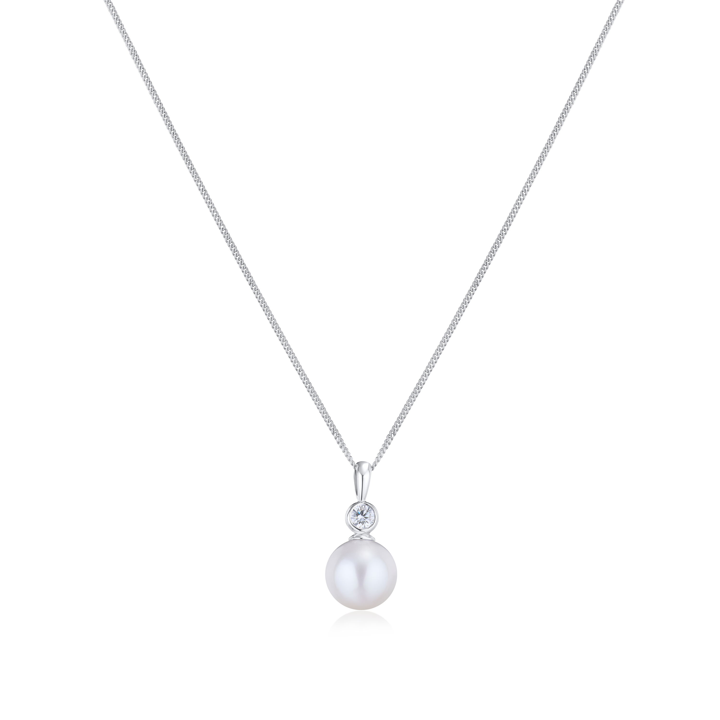 Pearl and Diamond pendant