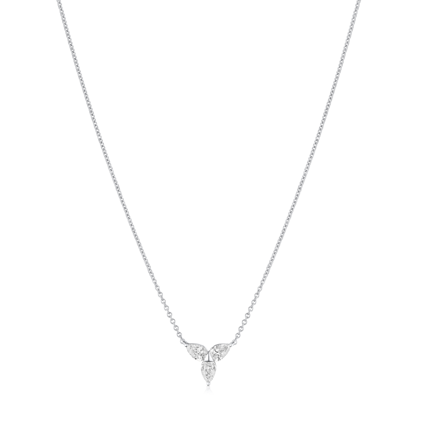 0.73ct Pear Cut Diamond Pendant
