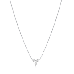 0.73ct Pear Cut Diamond Pendant