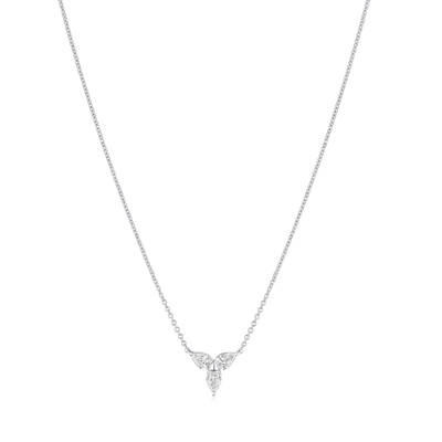 0.73ct Pear Cut Diamond Pendant