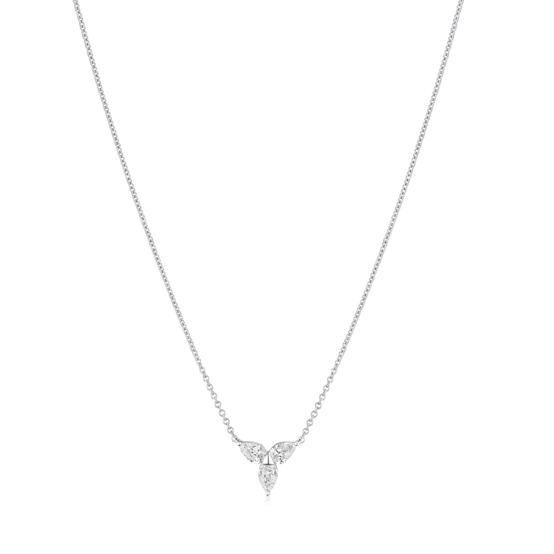 0.73ct Pear Cut Diamond Pendant