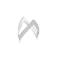 1.40cts Diamond Set V Ring