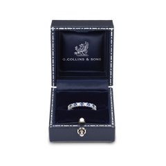 Sapphire and Diamond Set Full Eternity Ring