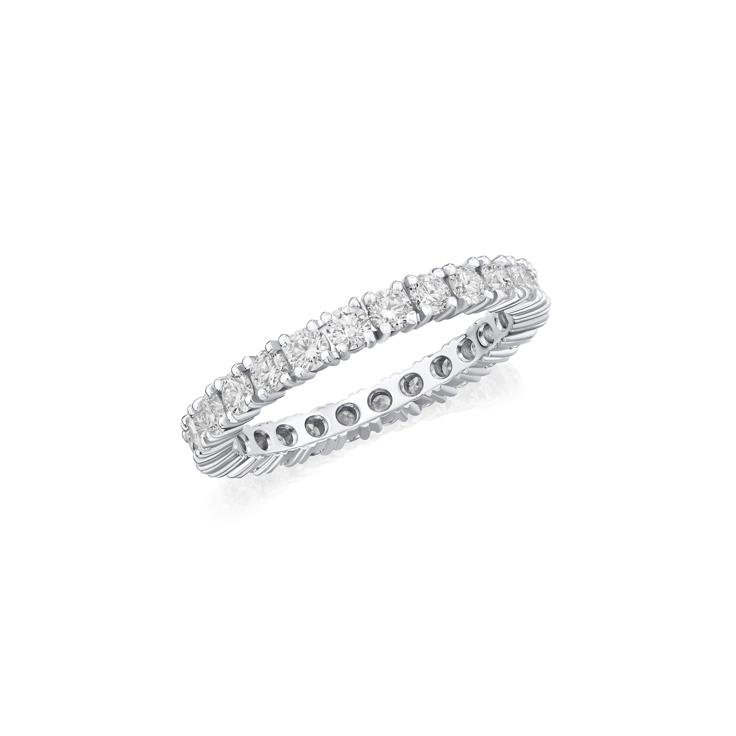 1.40cts Round Brilliant Cut Diamond Full Eternity Ring