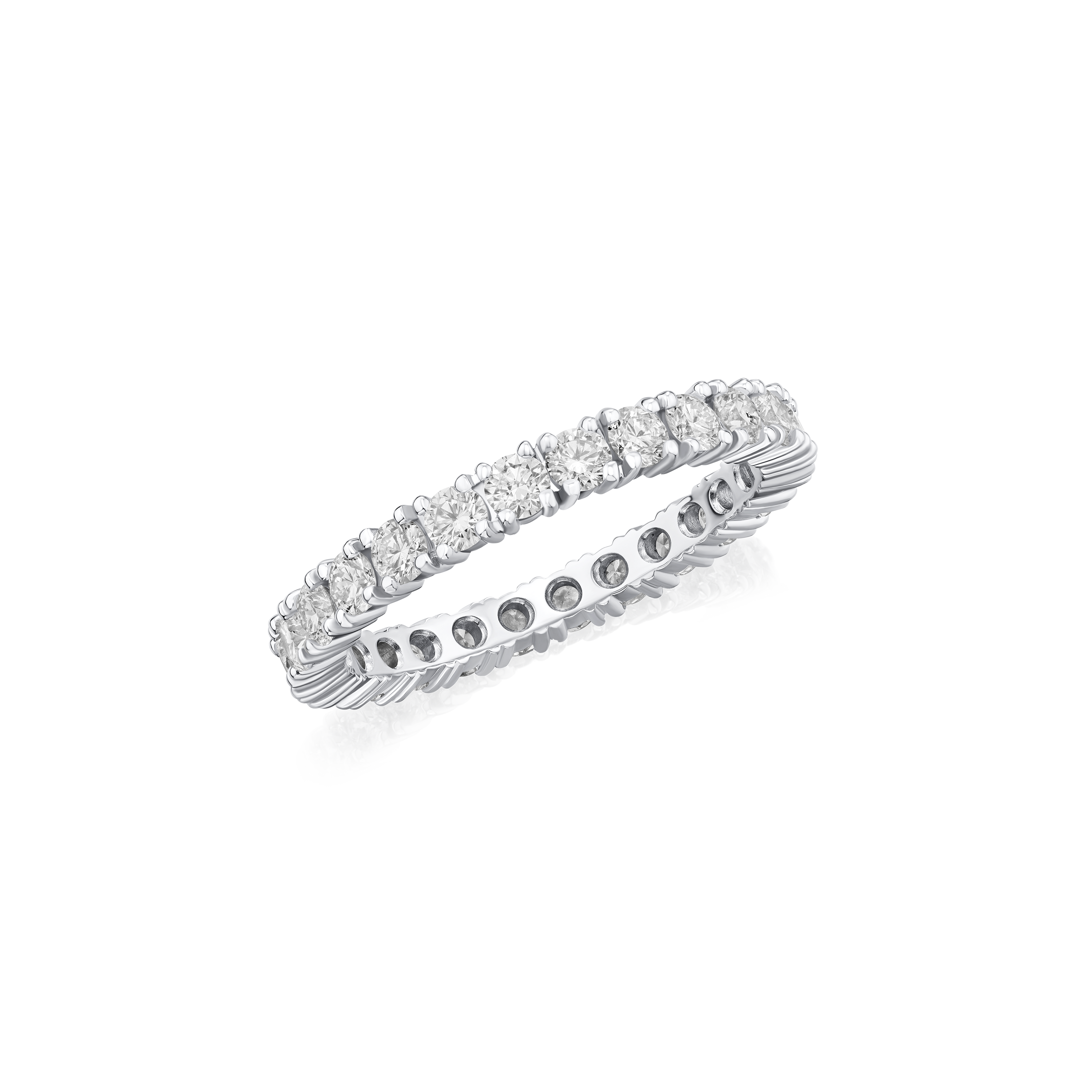 1.40cts Round Brilliant Cut Diamond Full Eternity Ring