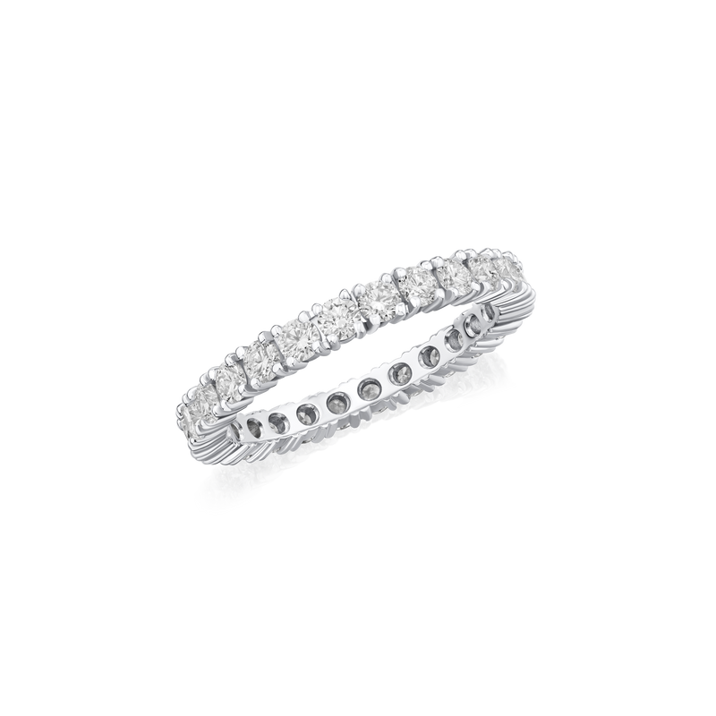 1.40cts Round Brilliant Cut Diamond Full Eternity Ring