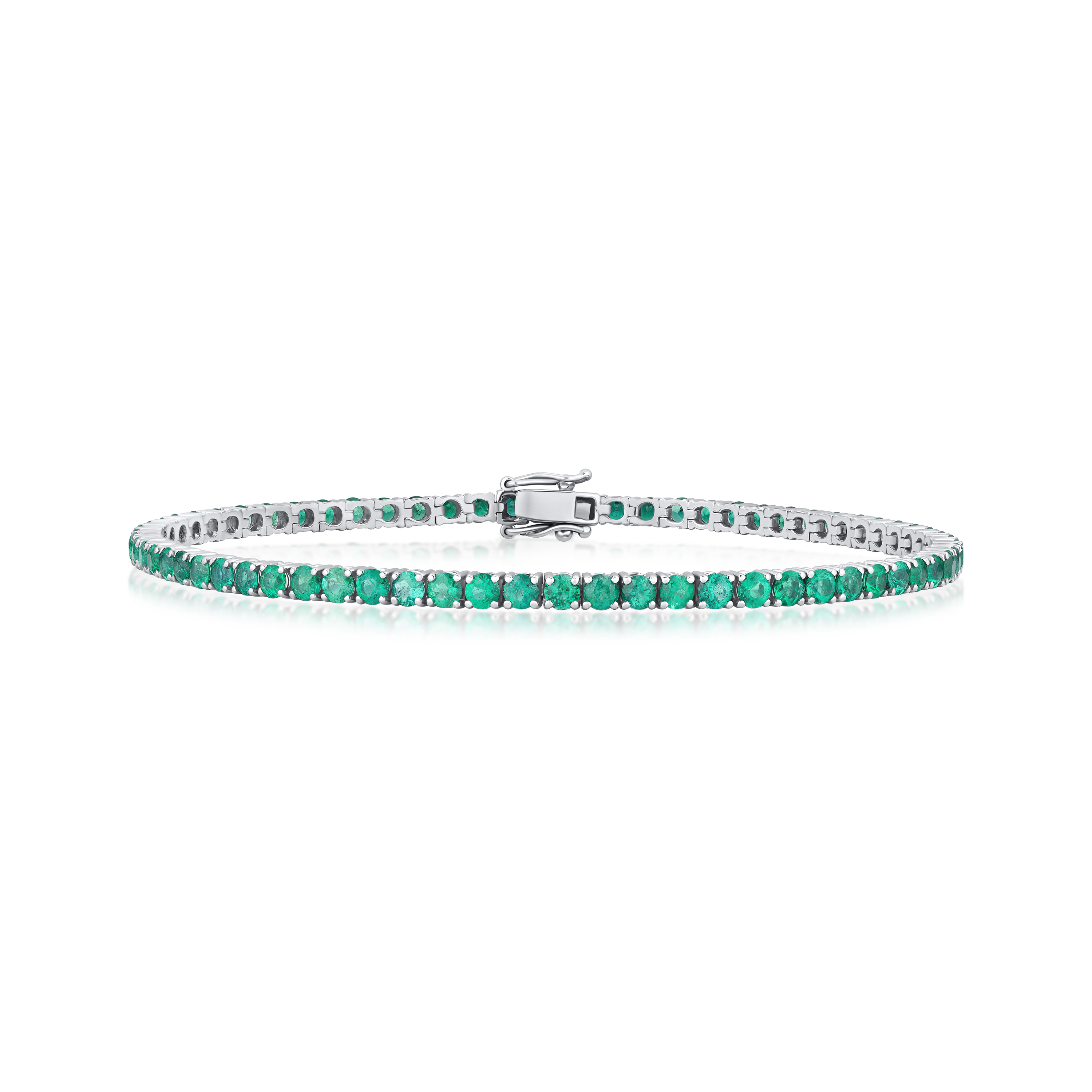 5.07cts Emerald Line Bracelet